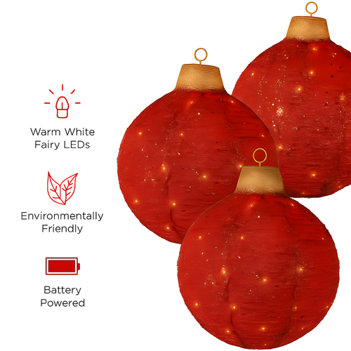 OrnaGlow™- Hanging LED Ornaments